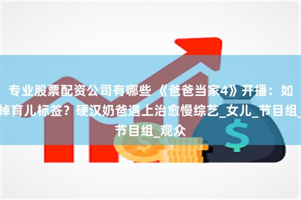 专业股票配资公司有哪些 《爸爸当家4》开播：如何撕掉育儿标签？硬汉奶爸遇上治愈慢综艺_女儿_节目组_观众